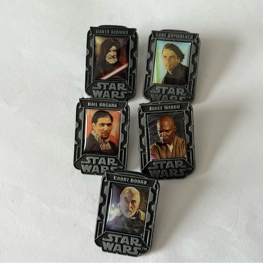 Star Wars Characters 8 Pins Collection